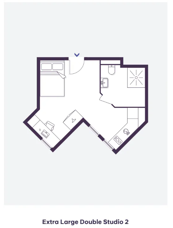 Extra Large Double Studio