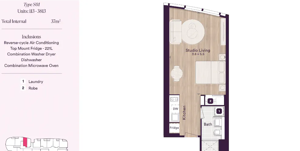 Studio Furnished FLOOR_PLAN 4