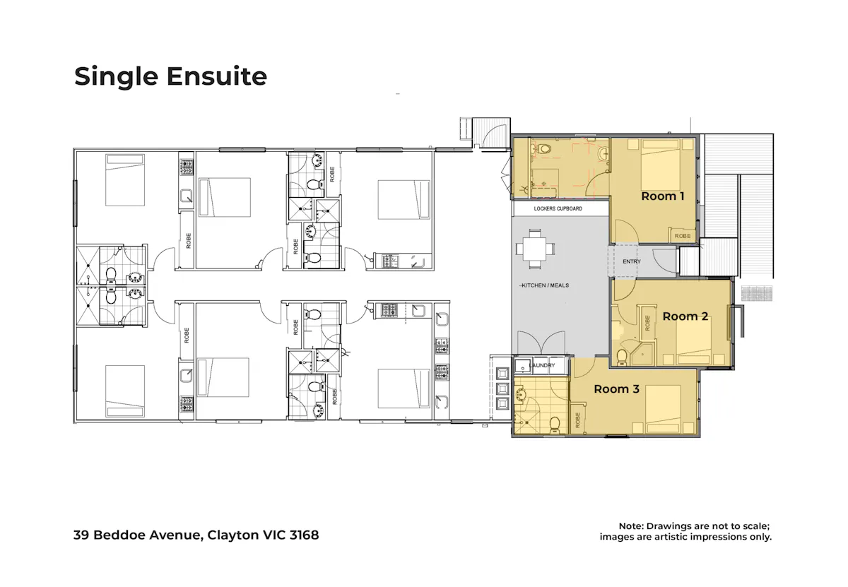 Single Ensuite Room FLOOR_PLAN