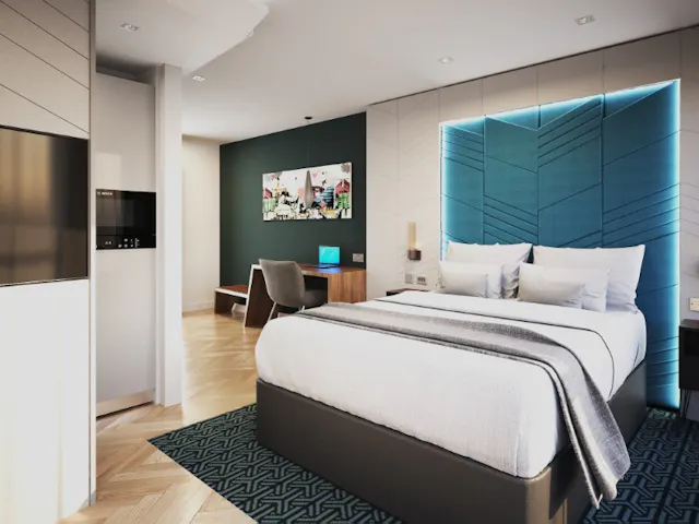Smart Studio with River View & Balcony room image 1