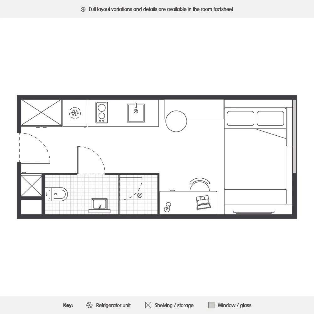 Standard Studio Apartment FLOOR_PLAN 4