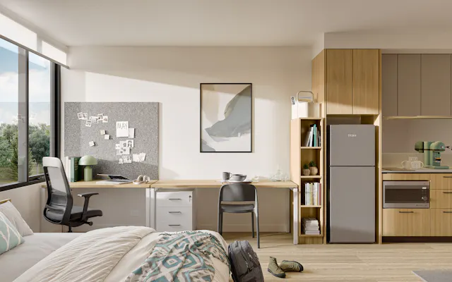 Standard Studio with Park View - King Single room image 1