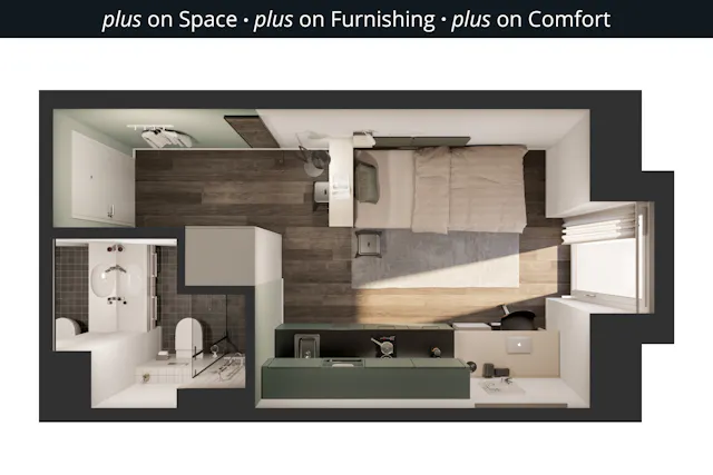 Studio Plus Single room image 1