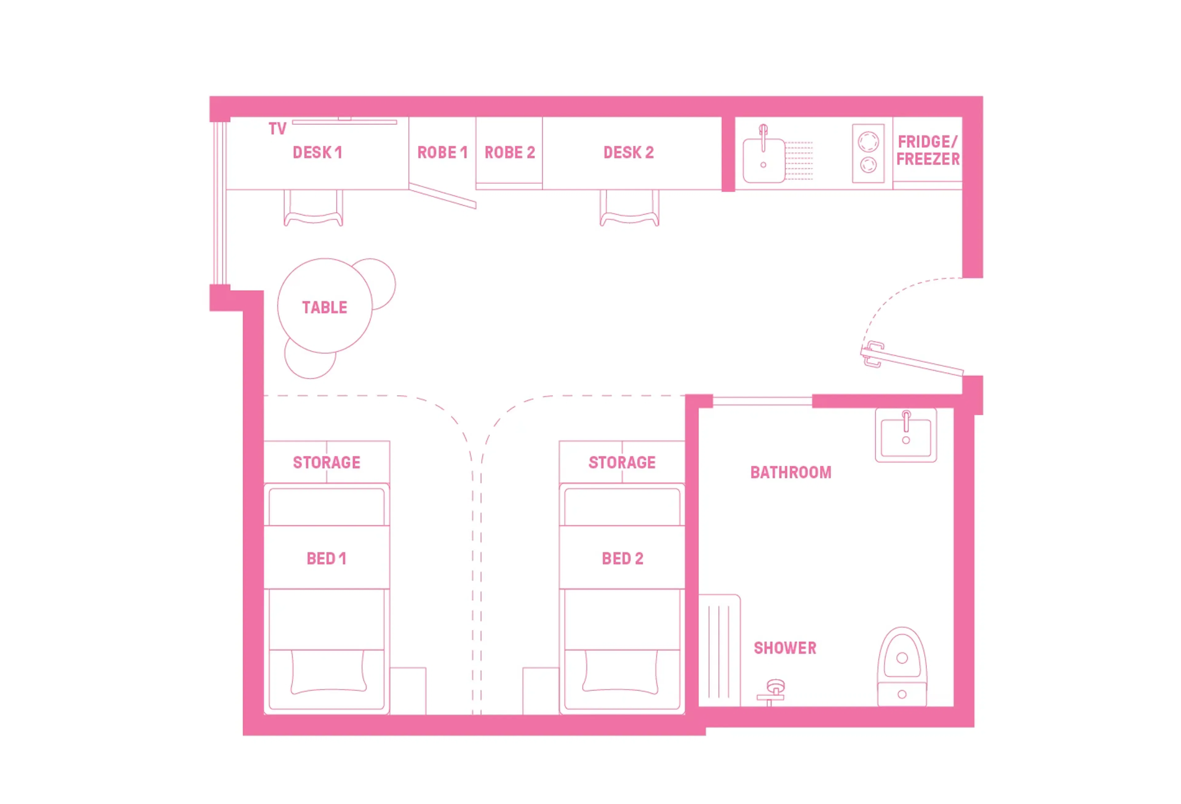 Twin Apartment FLOOR_PLAN 1