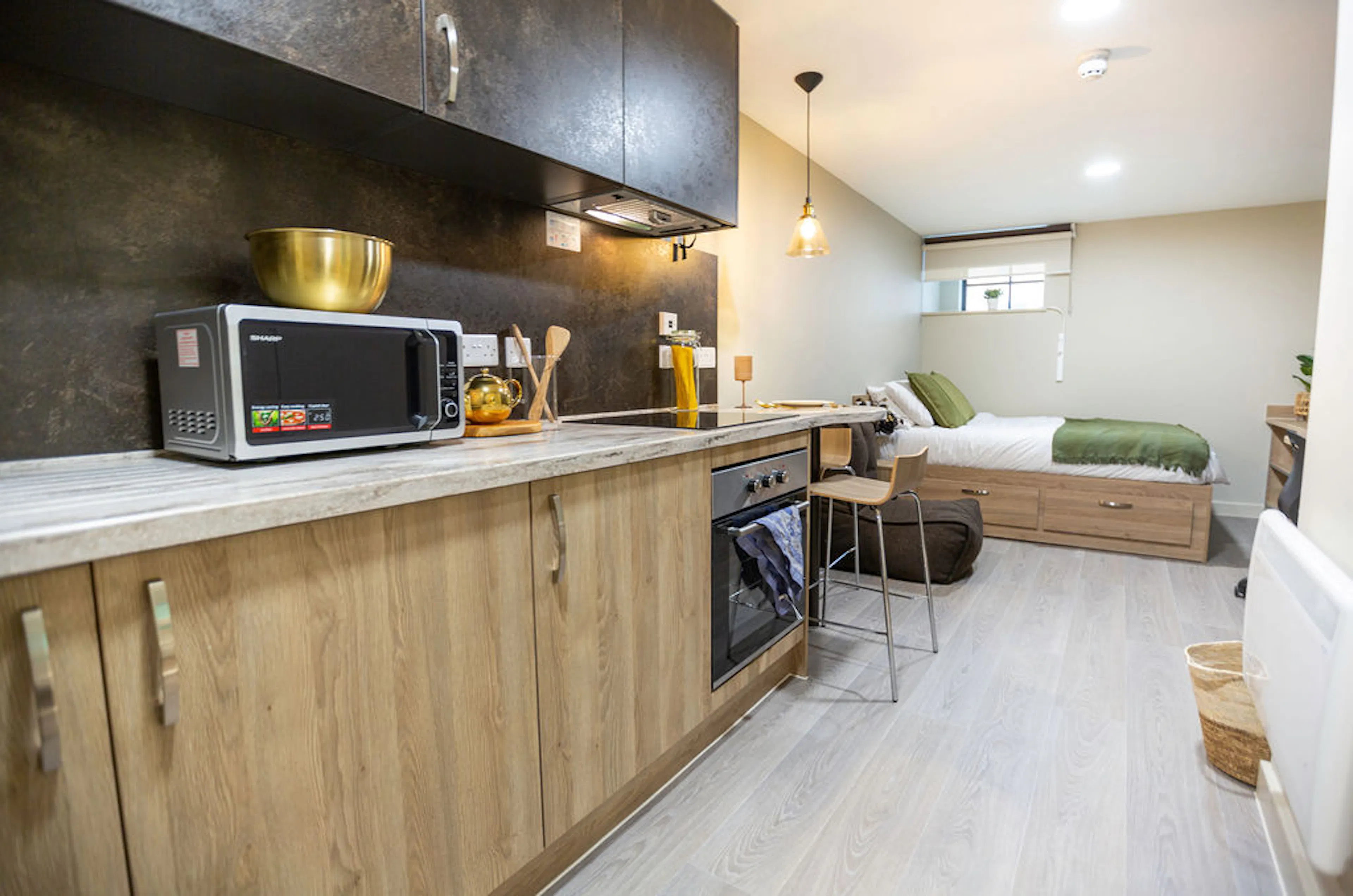 Compact Basement Studio KITCHEN 1