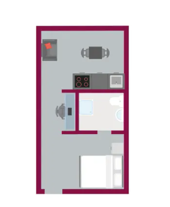 Lower Floor Deluxe Studio