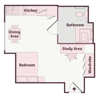 Deluxe Accessible Studio