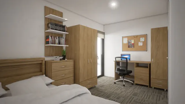 1 Bedroom in a 3 Bedroom Apartment with Balcony & Shared Bathroom room image 1