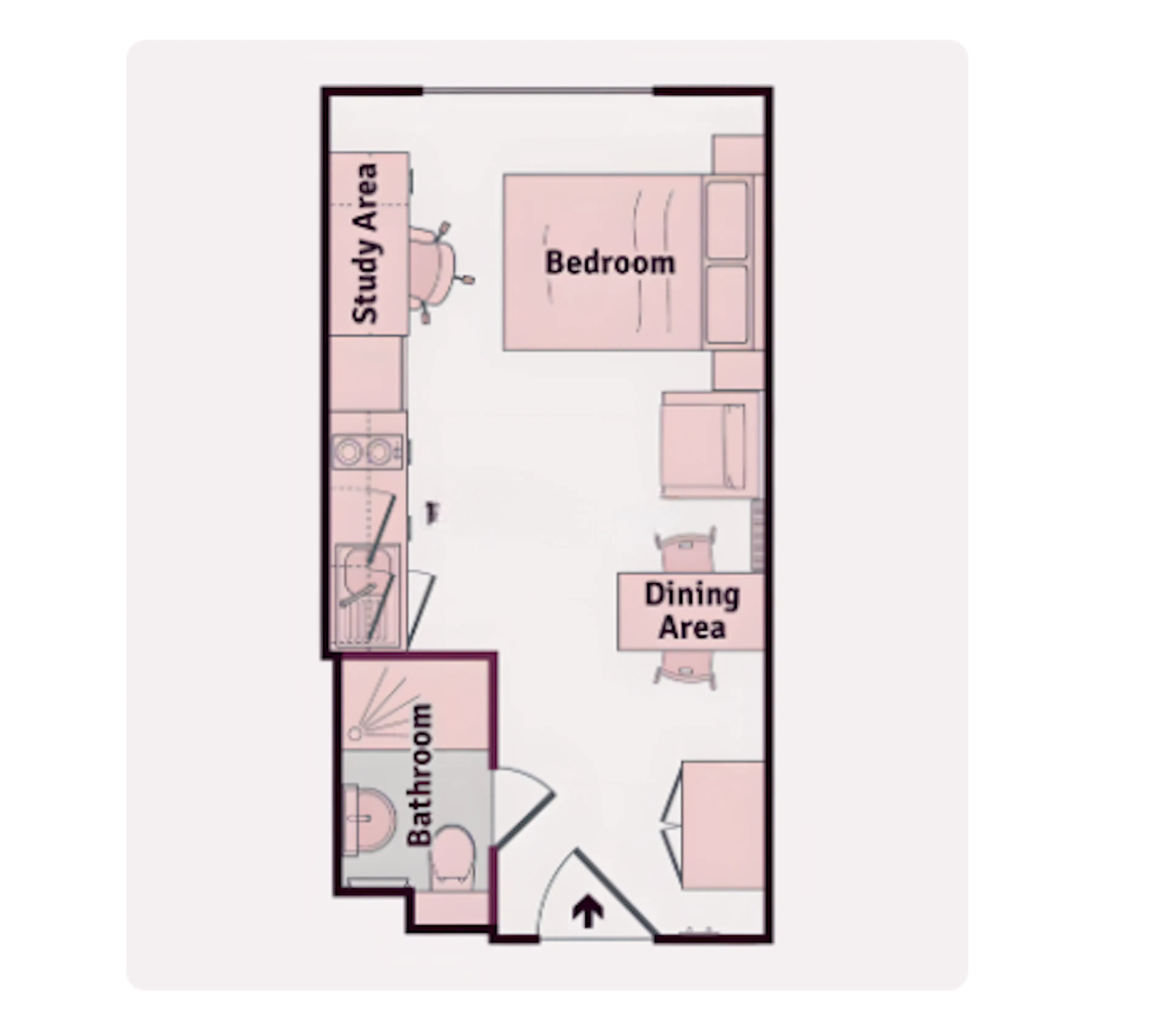 Deluxe Studio FLOOR_PLAN 1