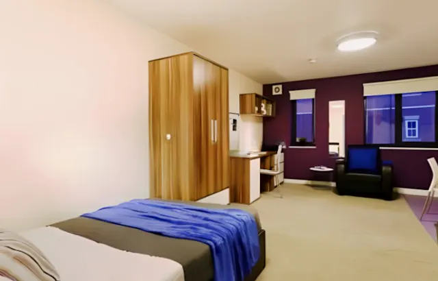 Deluxe Studio Behn Hall UK Guarantor not required room image 2