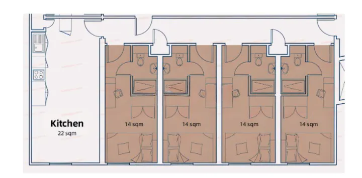 Ensuite Second & Third Floor