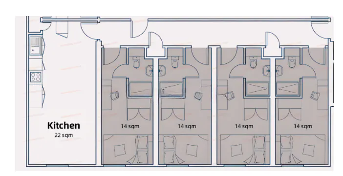 Ensuite Fourth Floor