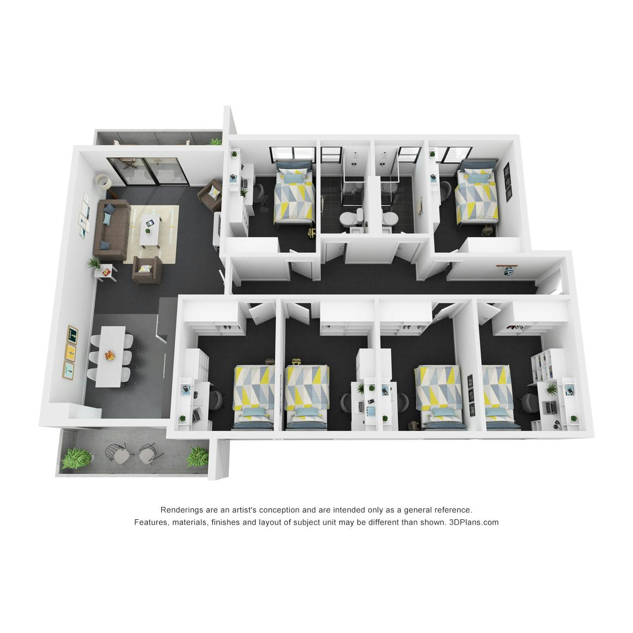 unsw-village-sydney-5 Bedroom Apartment Accessible