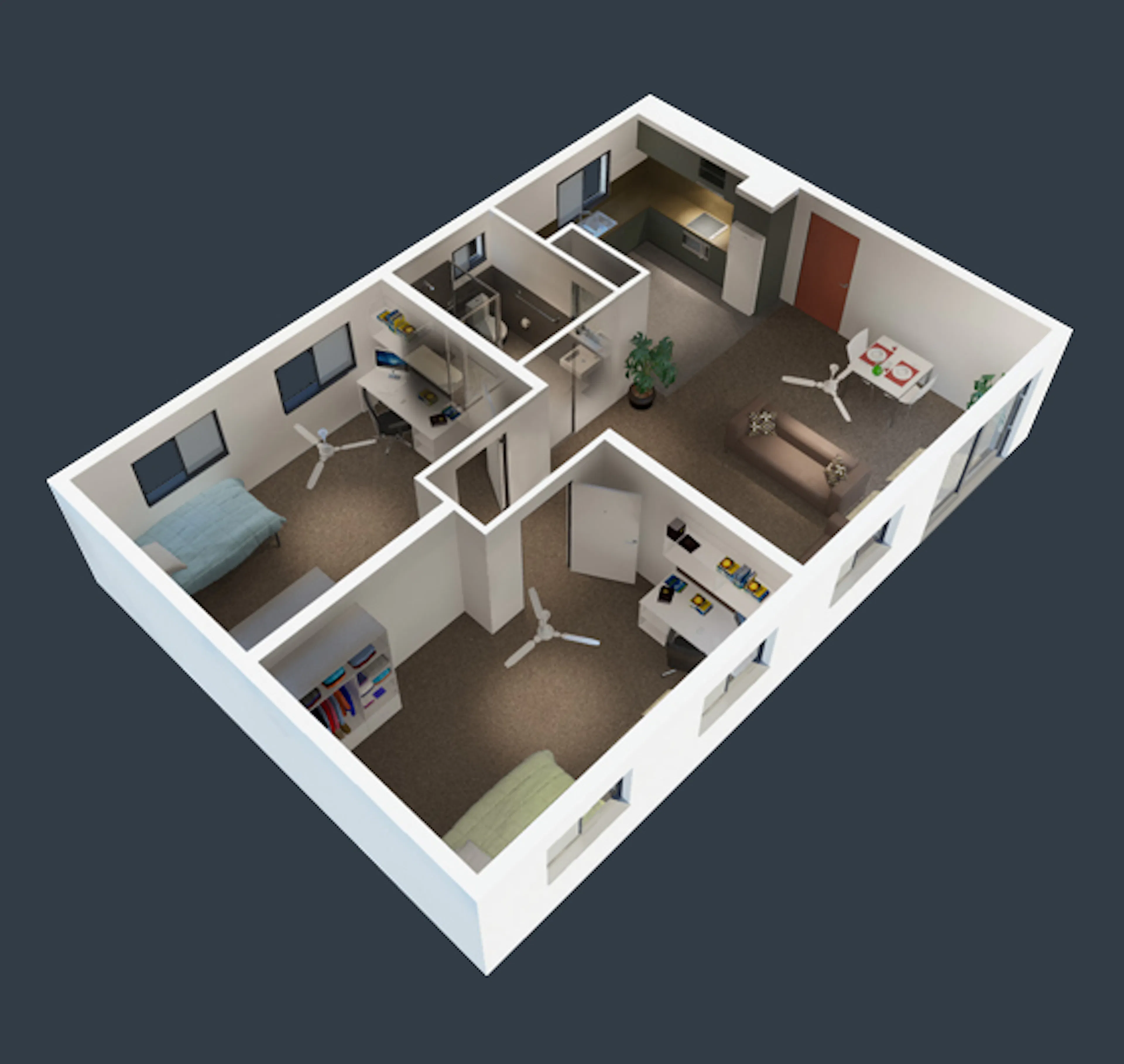 2 Bedroom Apartment FLOOR_PLAN 2