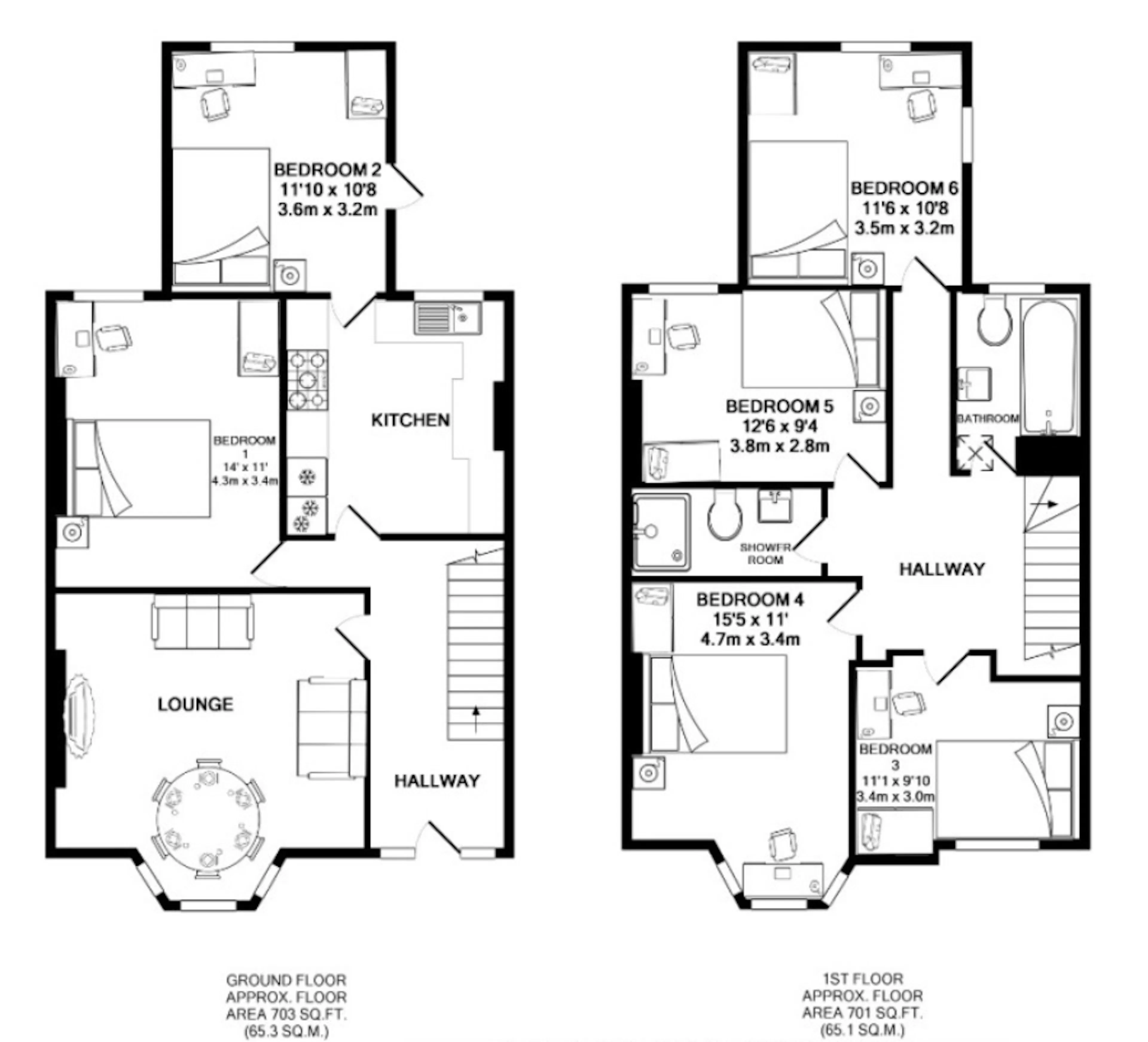 Six Bedroom Apartment FLOOR_PLAN 2