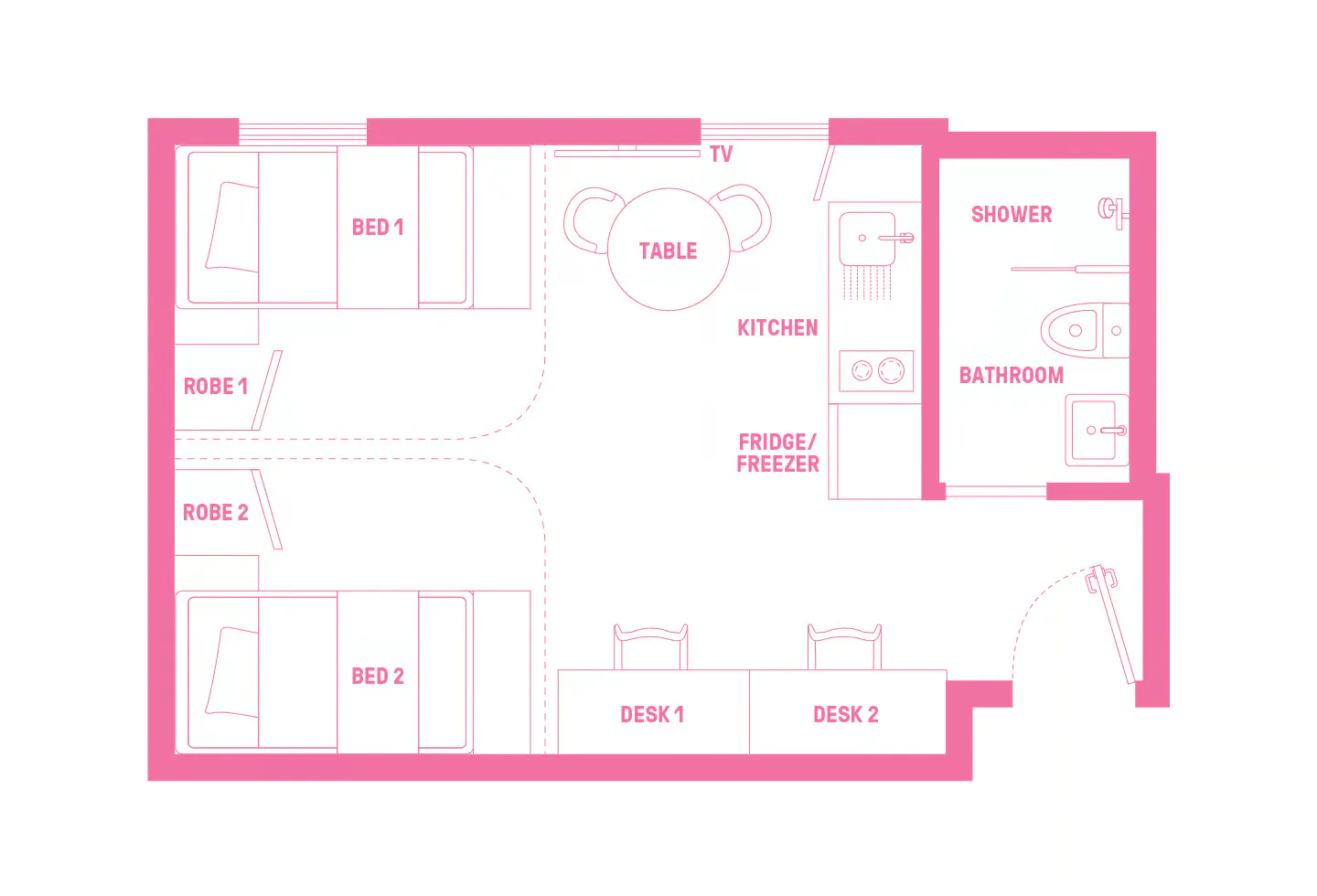 Twin Apartment FLOOR_PLAN 2