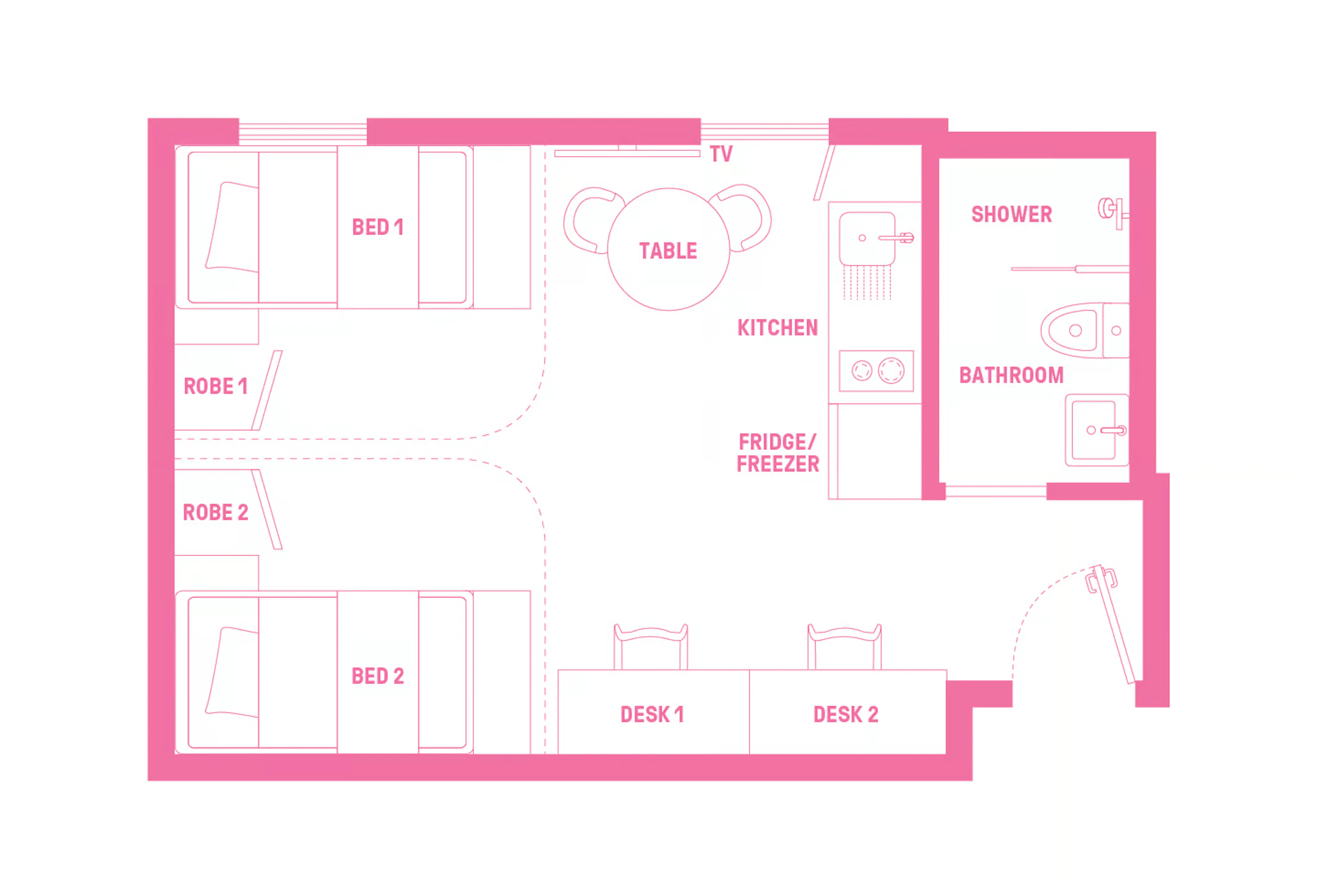 Twin Apartment FLOOR_PLAN 2