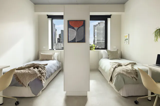 Twin Shared Studio Apartment room image 2