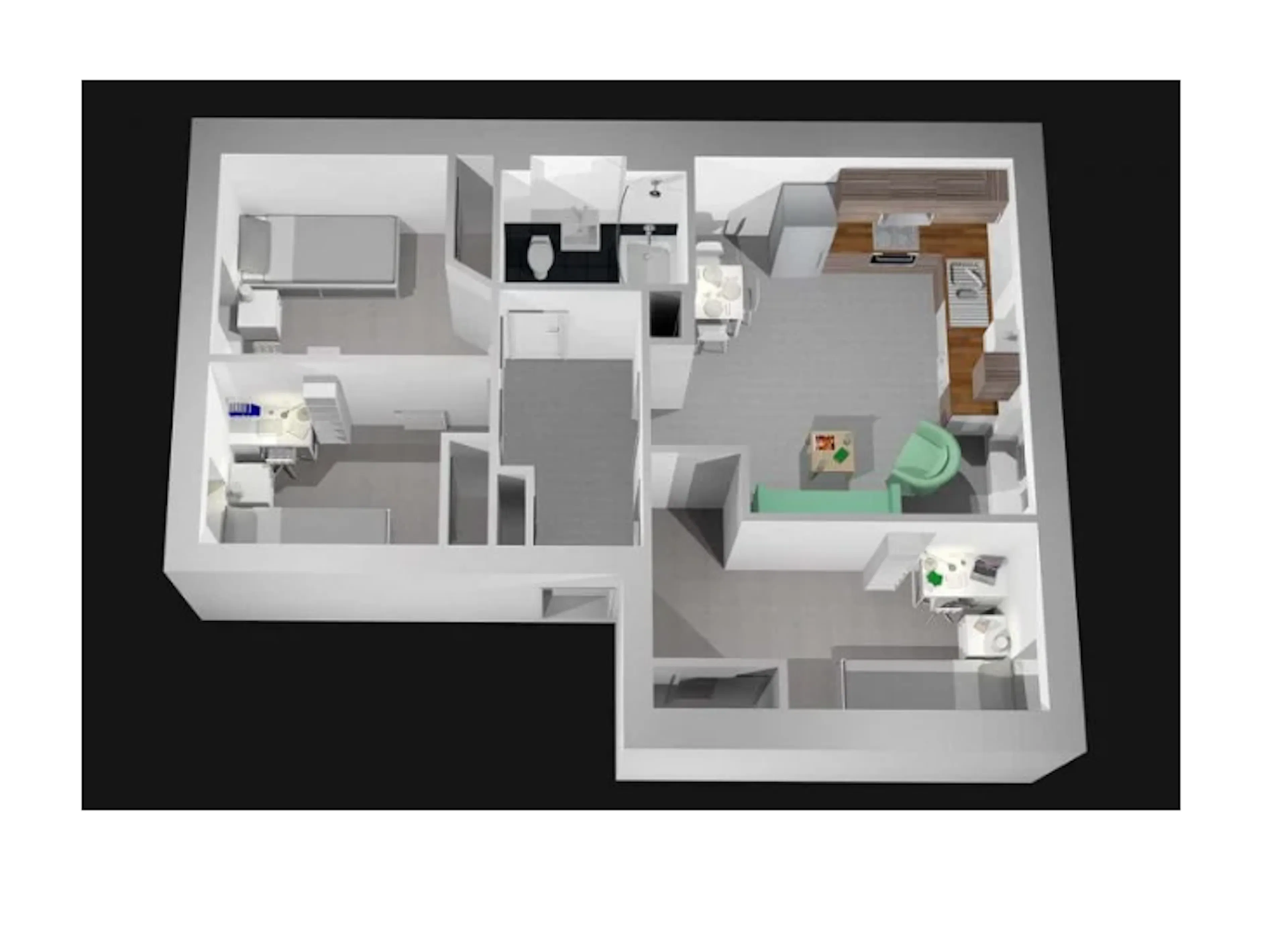 2 Bed Flat With Study FLOOR_PLAN 2