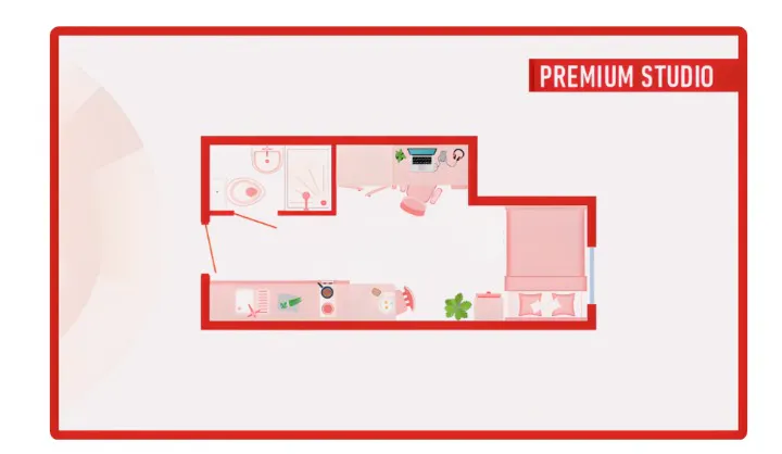 Premium Studio (Water Facing)