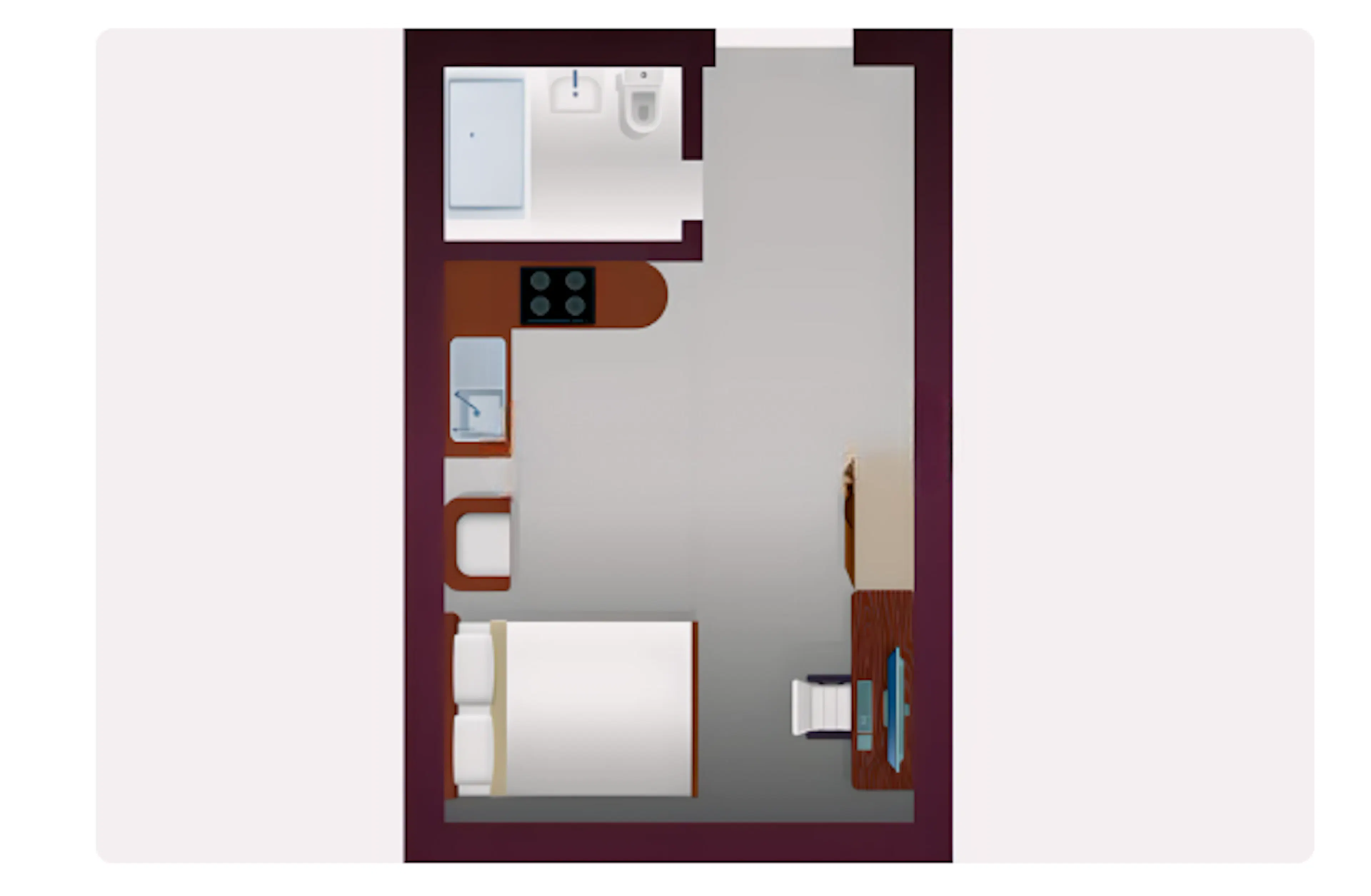 Deluxe Studio FLOOR_PLAN 1