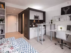 adalbertstrasse-frankfurt-Snug studio near the Frankfurt West train station