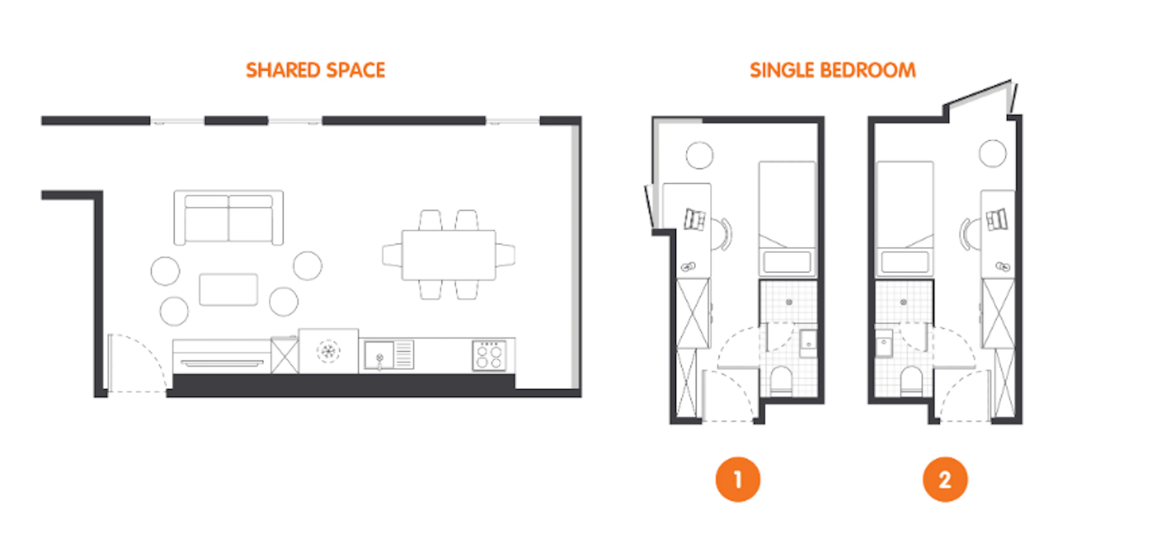 Single Bedroom- 6 Share Apt FLOOR_PLAN 2