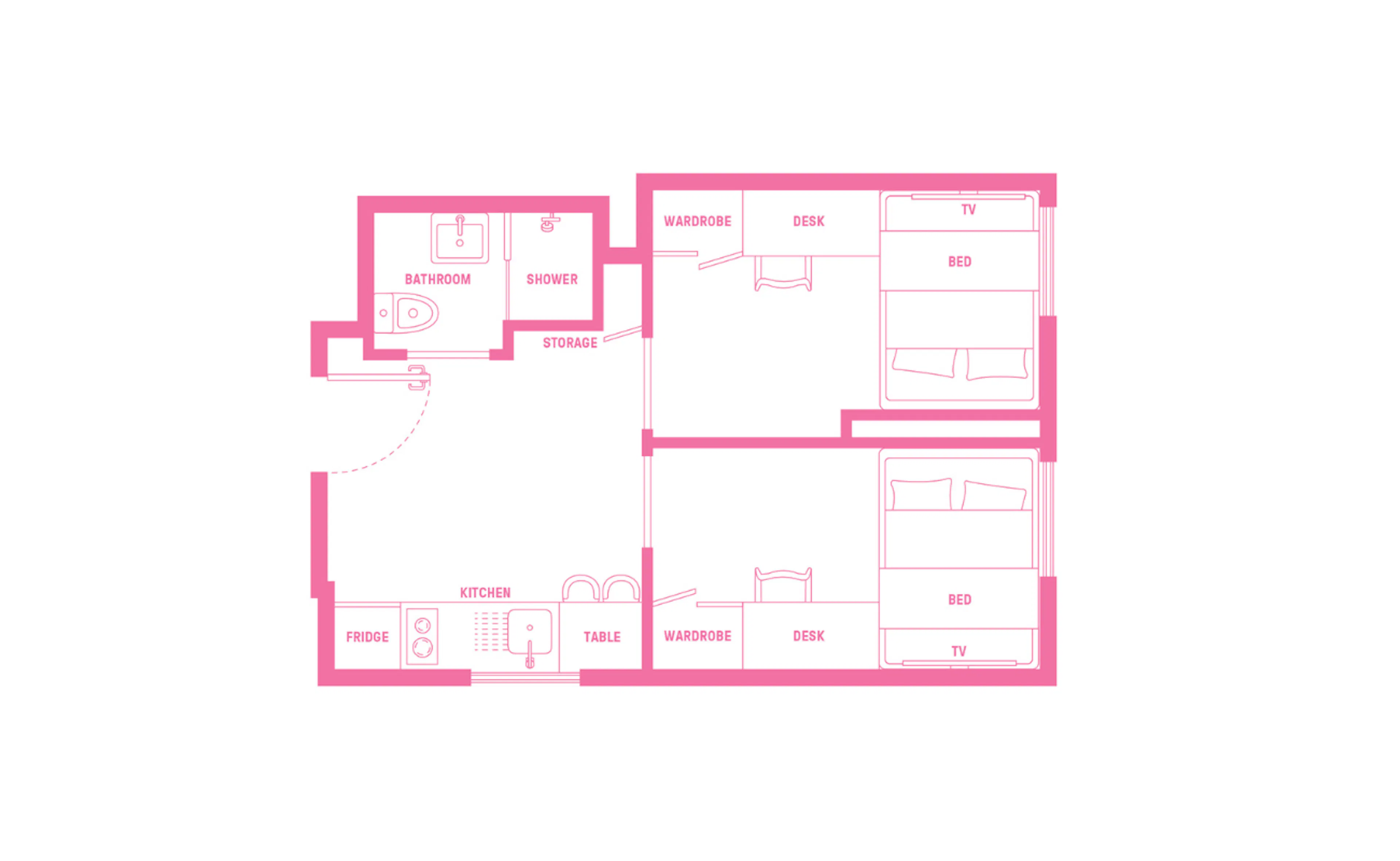 2 Bedroom Apartment FLOOR_PLAN 2