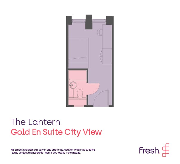 Gold En Suite City view