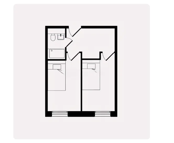 2 Bed Apartment Upper