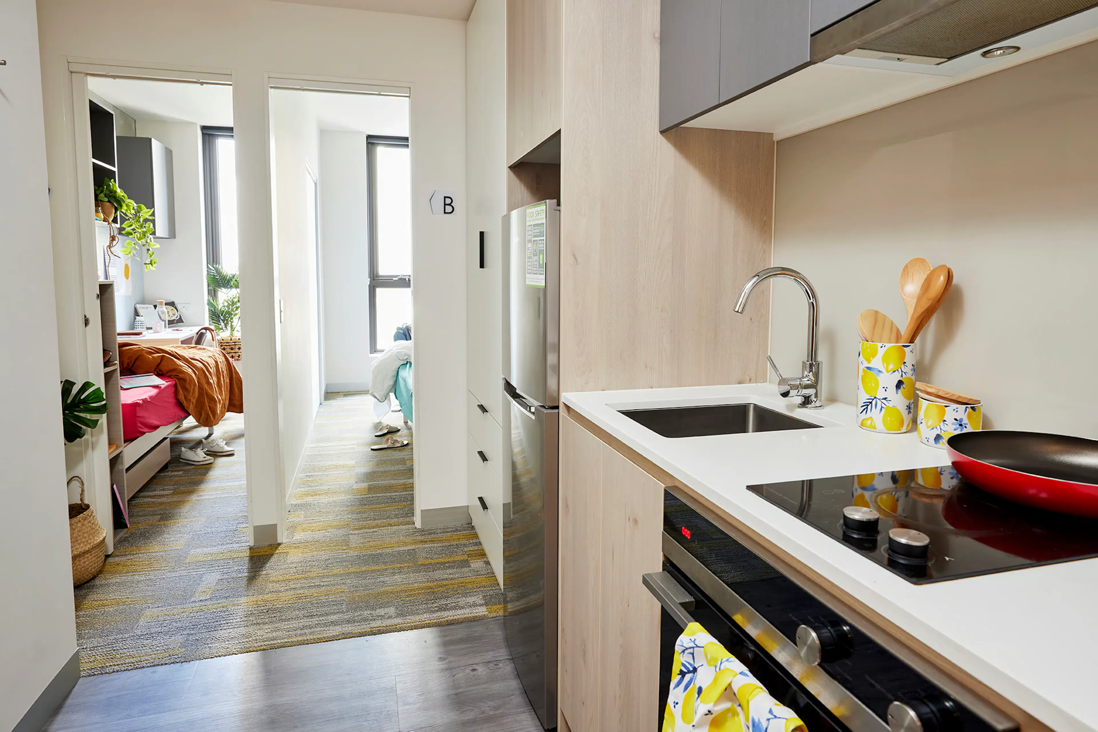 2 Bedroom Studio Apartment KITCHEN 1